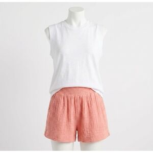 NEW FAHERTY sunwashed slub muscle tank top in white